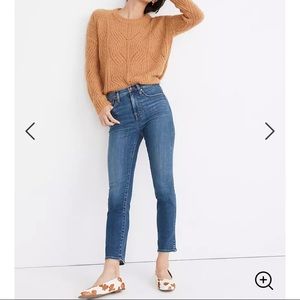 Madewell stovepipe jeans